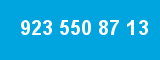 923 550 87 13 923 550 87 13